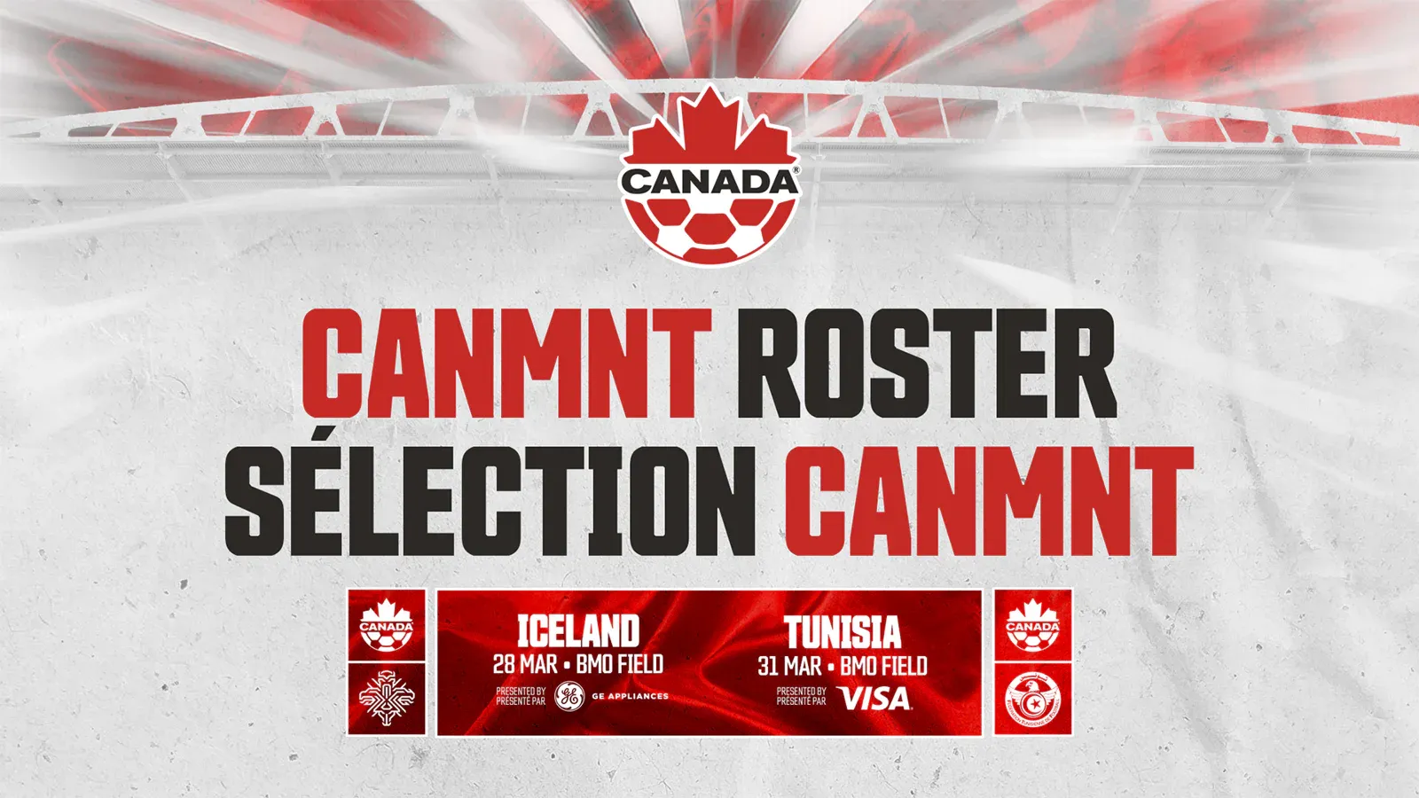 CANMNT Squad Announced for Final Home Matches in Toronto Ahead of FIFA World Cup 26™